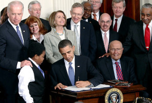 Obama Signing Health Bill